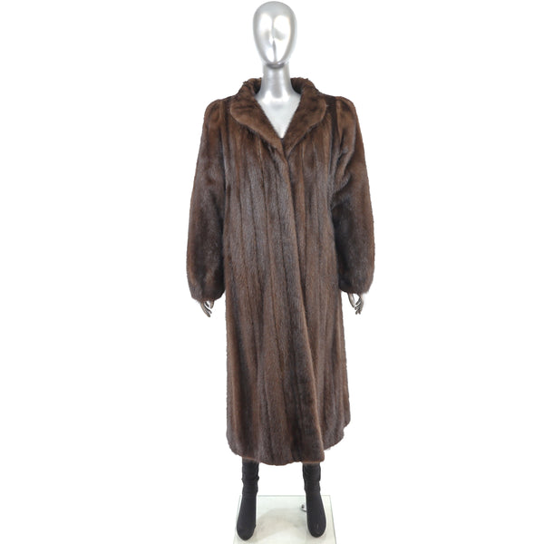 Mahogany Mink Coat - Size M