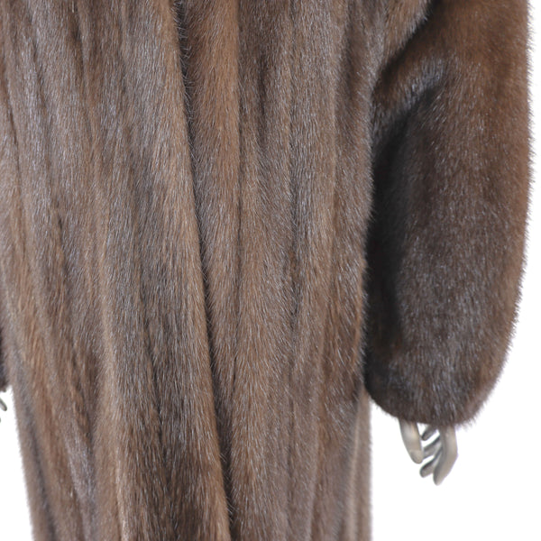 Mahogany Mink Coat - Size M