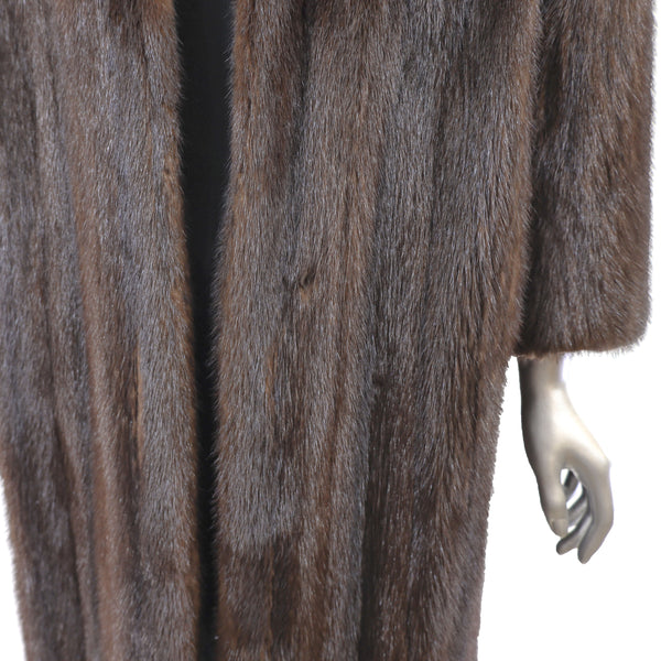 Mahogany Mink Coat- Size XXL