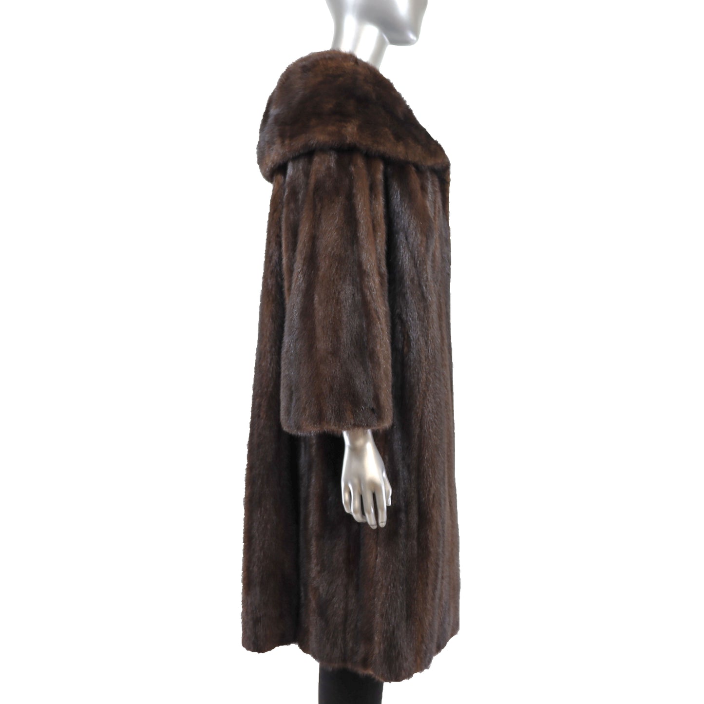 Brown Mink Coat- Size XXL