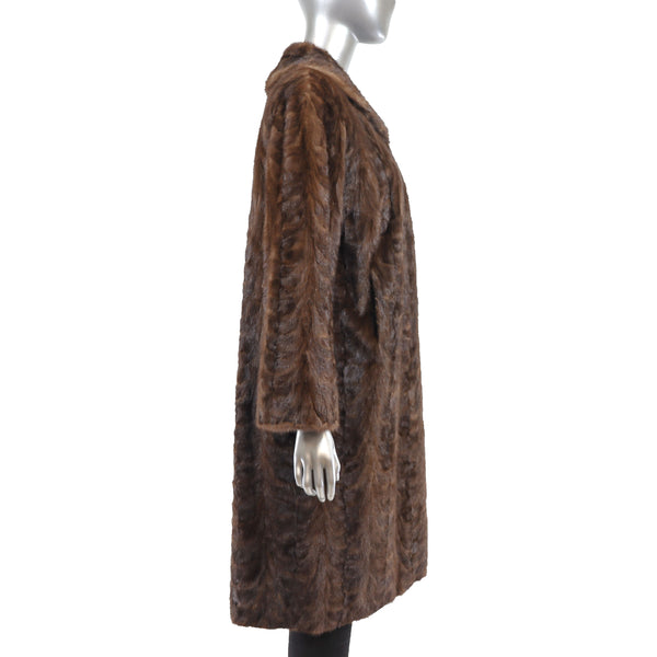 Section Lunaraine Mink Coat- Size L