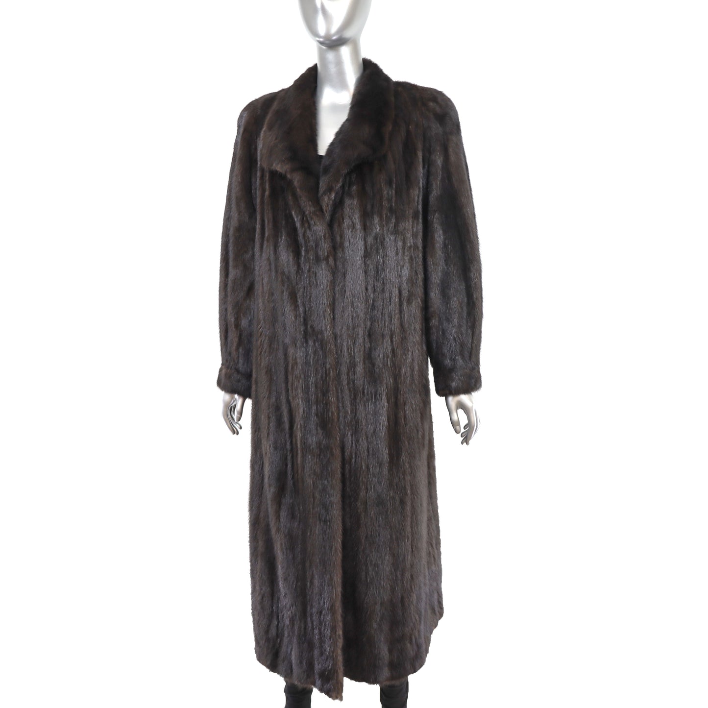 Brown Mink Coat- Size L