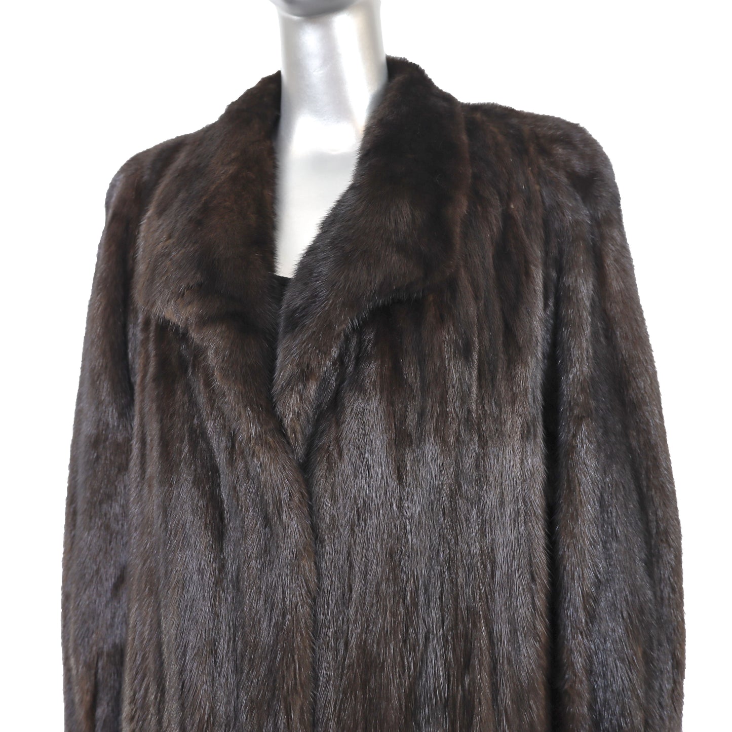Brown Mink Coat- Size L