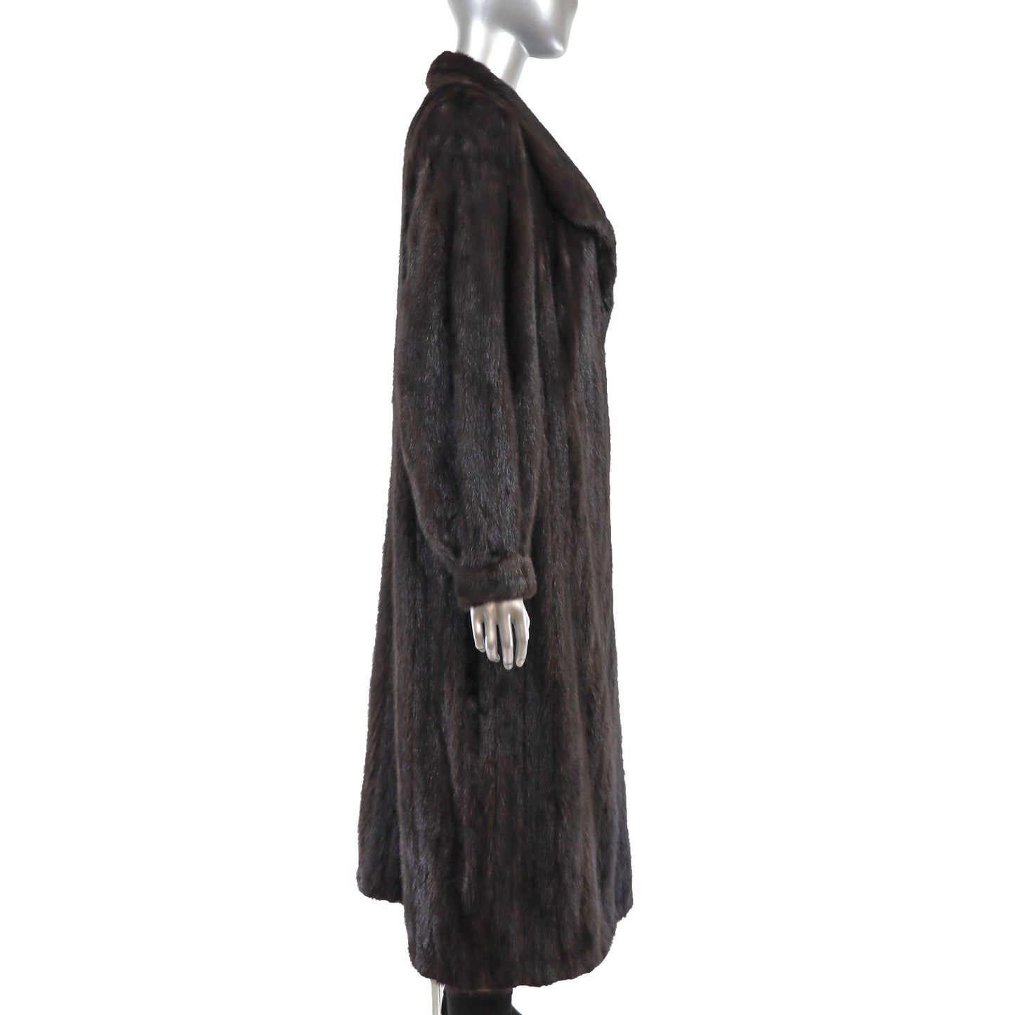 Brown Mink Coat- Size L