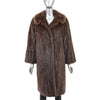 Mahogany Mink Coat- Size M