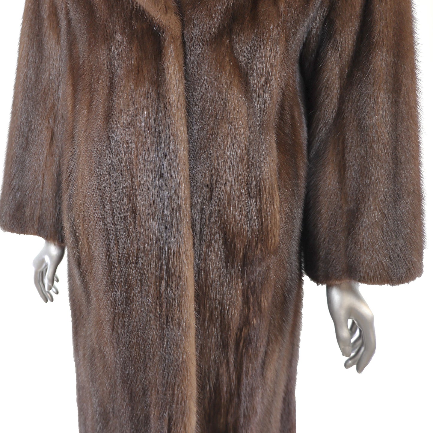 Brown Mink Coat- Size M