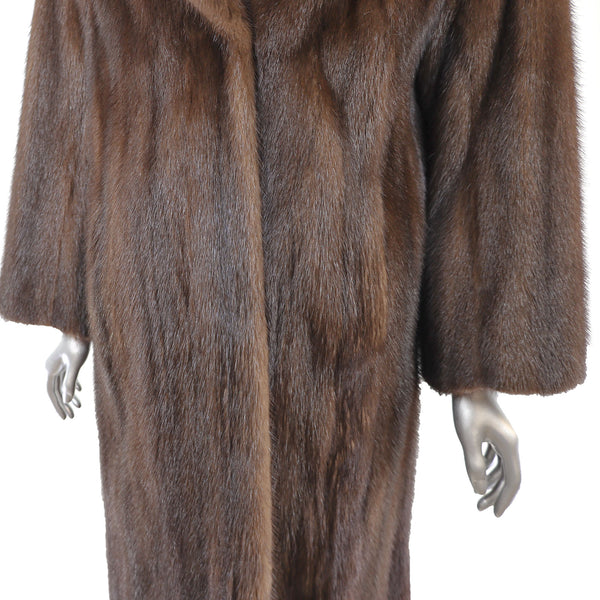 Mahogany Mink Coat- Size M