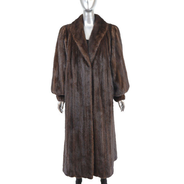 Mahogany Mink Coat- Size M