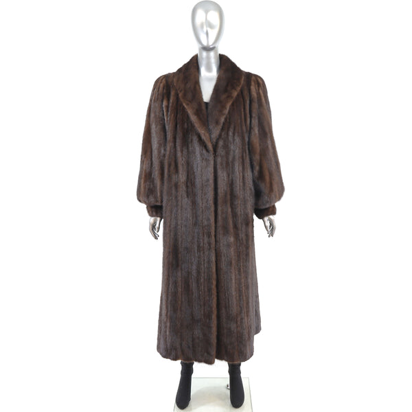 Mahogany Mink Coat- Size M