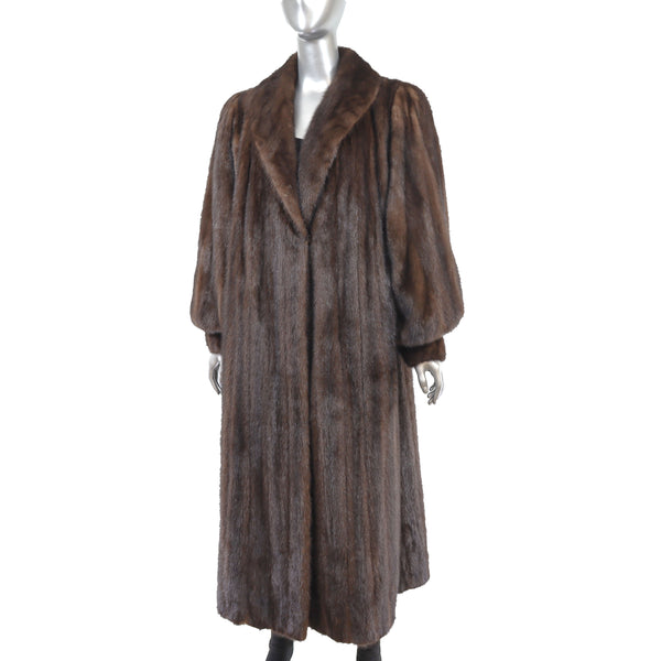 Mahogany Mink Coat- Size M