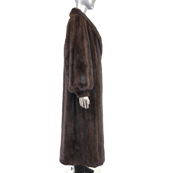 Mahogany Mink Coat- Size M