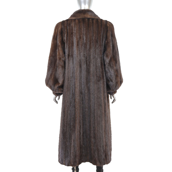 Mahogany Mink Coat- Size M