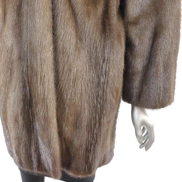 Mahogany Mink Coat- Size M