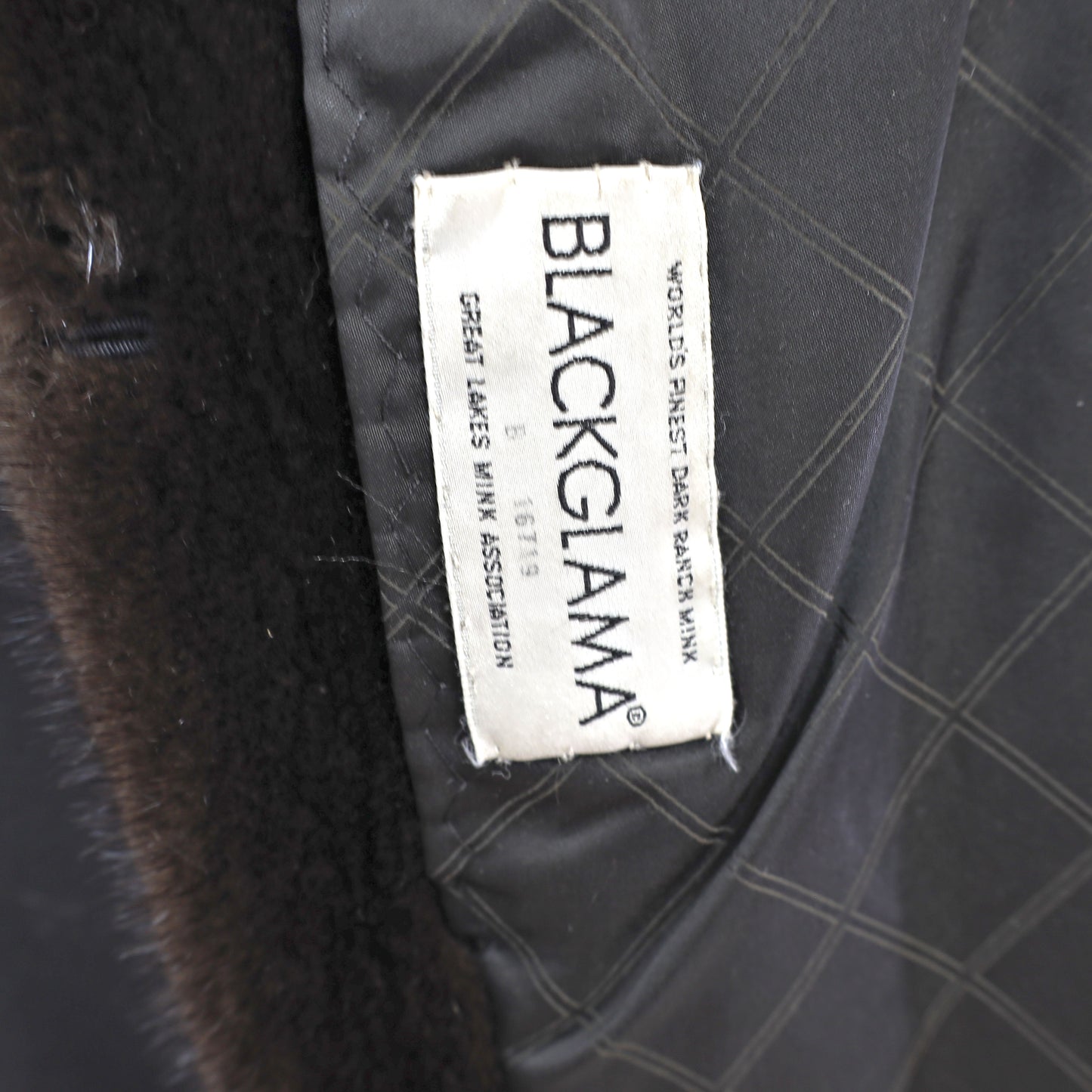 Blackglama Dark Brown Mink Coat- Size M