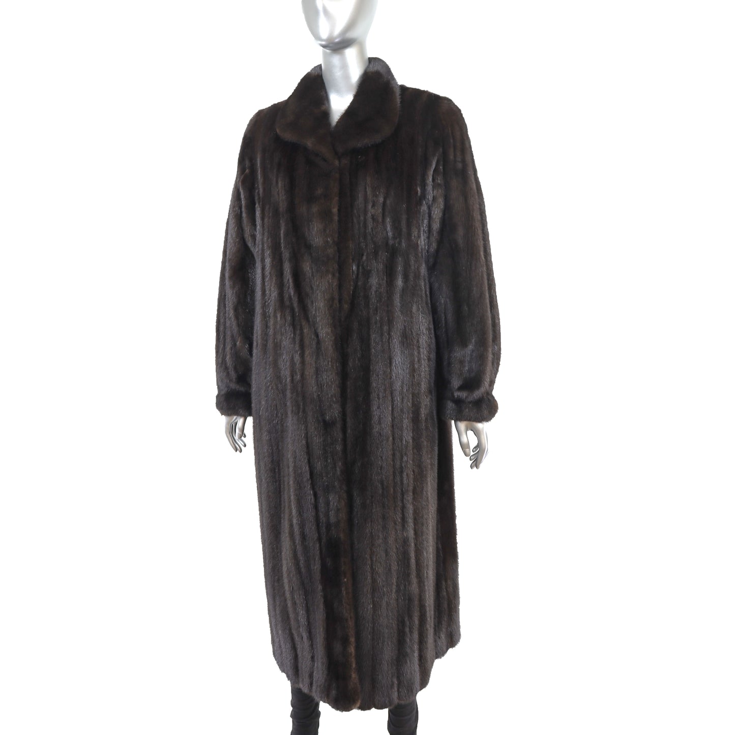 Blackglama Dark Brown Mink Coat- Size M