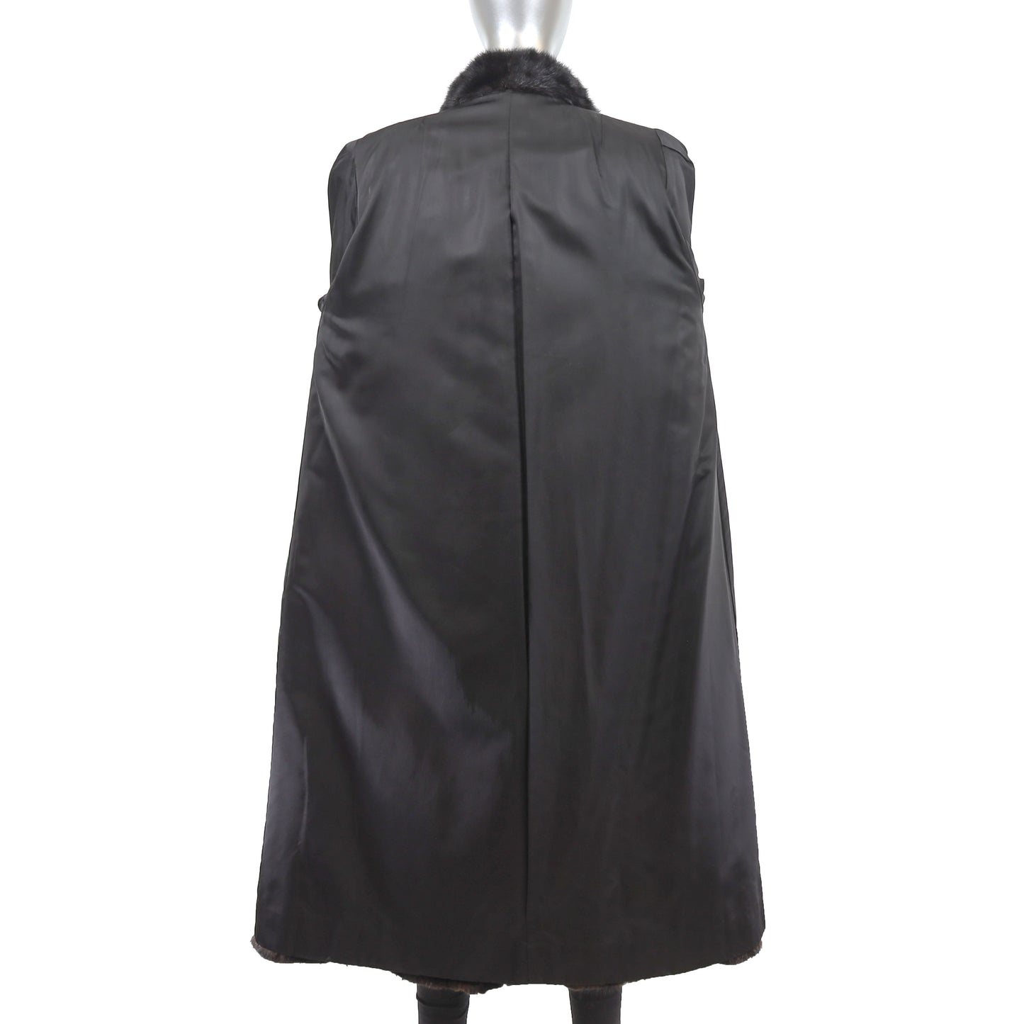 Black Mink Coat- Size L