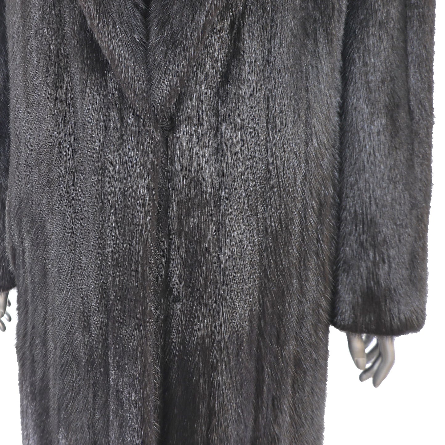 Black Mink Coat- Size L