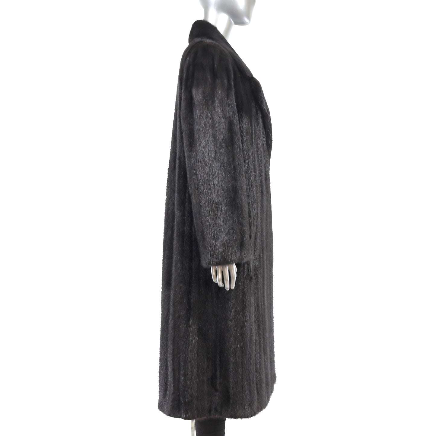 Black Mink Coat- Size L
