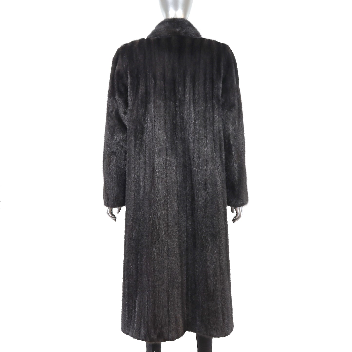 Black Mink Coat- Size L