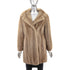 Autumn Haze Mink 3/4 Coat - Size S