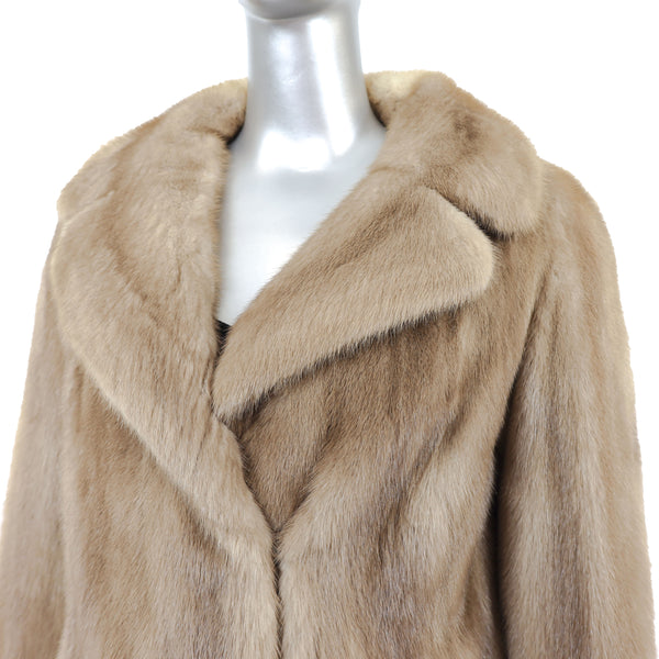 Autumn Haze Mink 3/4 Coat - Size S