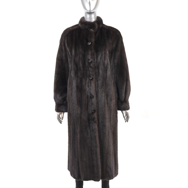 Mahogany Mink Coat - Size S