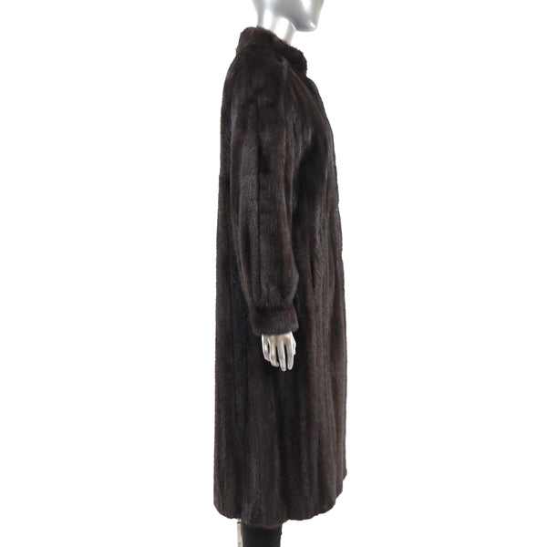 Mahogany Mink Coat - Size S