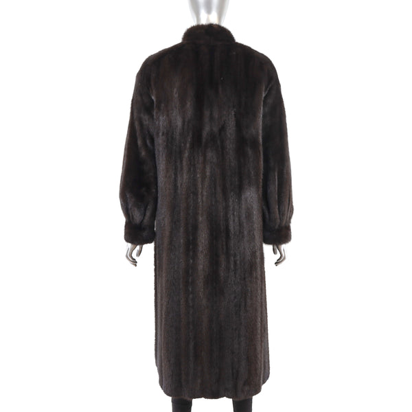 Mahogany Mink Coat - Size S