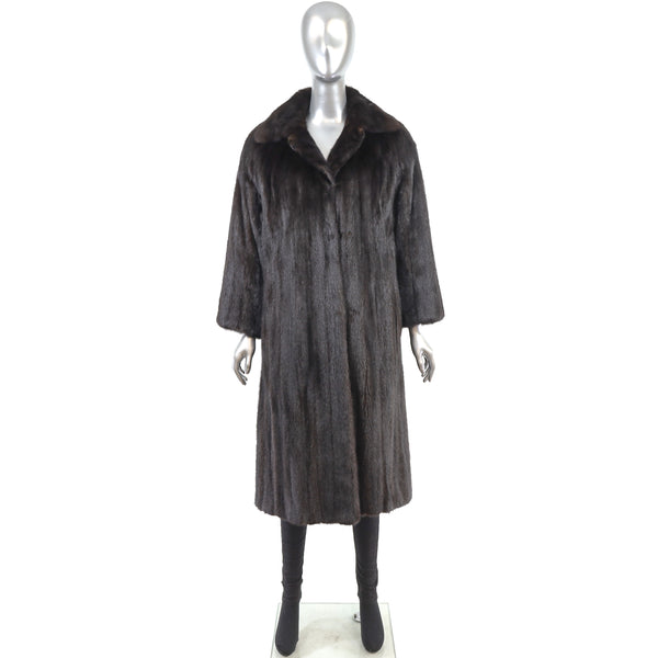 Mahogany Mink Coat- Size M