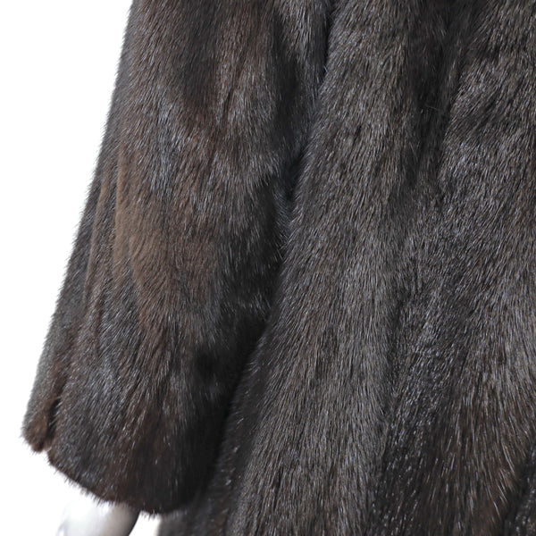 Mahogany Mink Coat- Size M