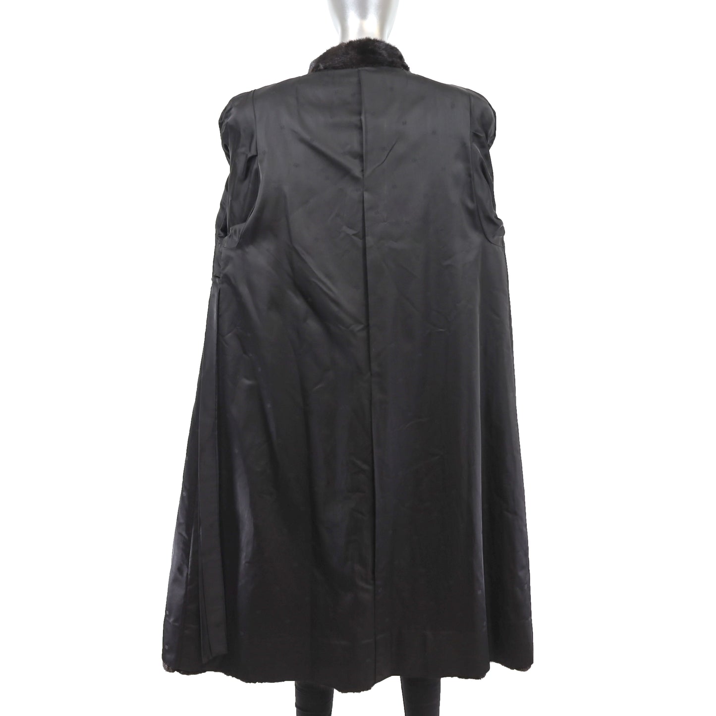 Black Mink Coat- Size L