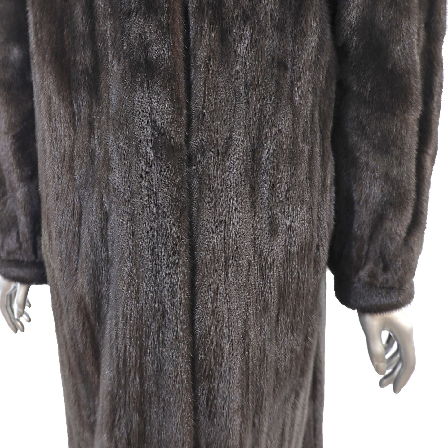 Black Mink Coat- Size L