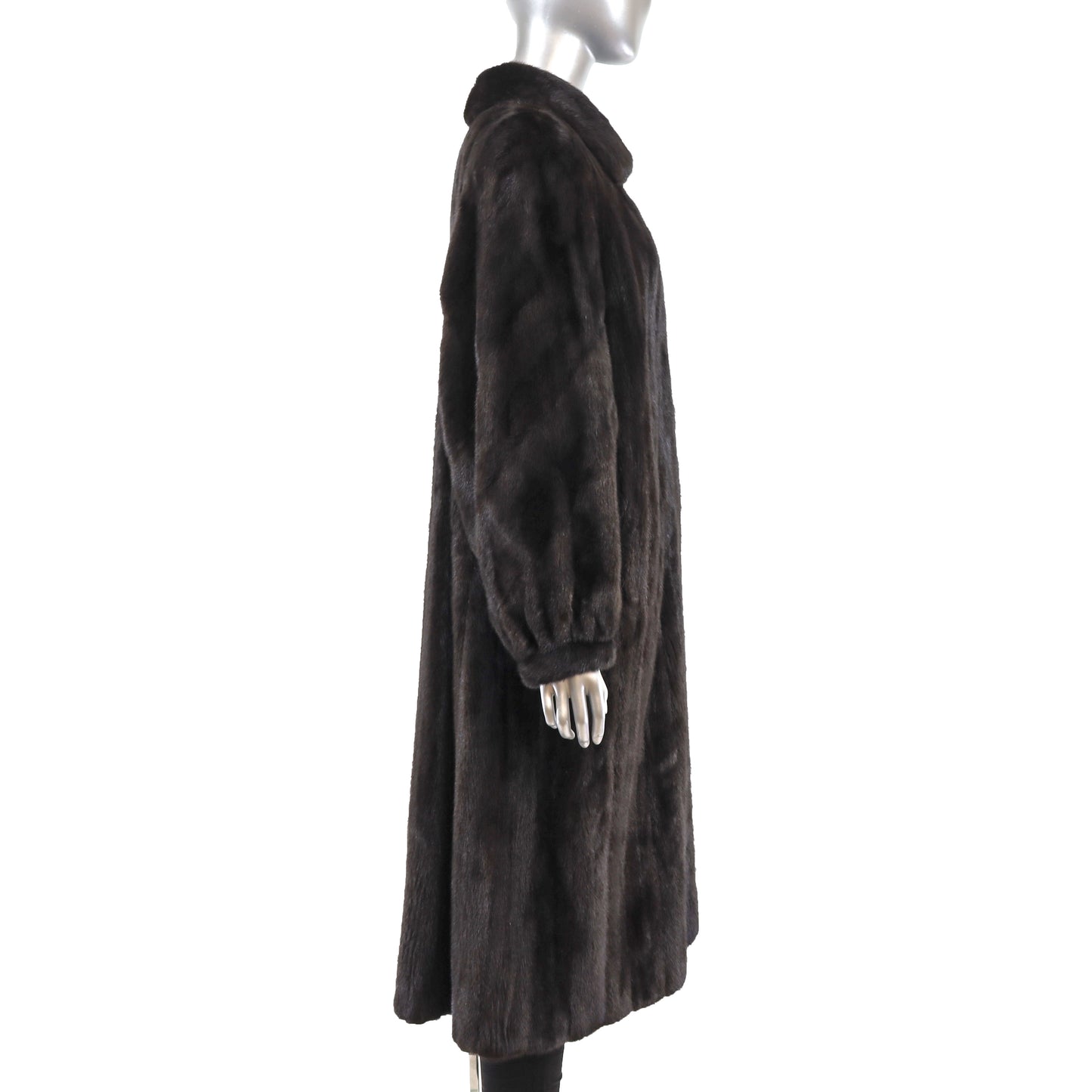 Black Mink Coat- Size L