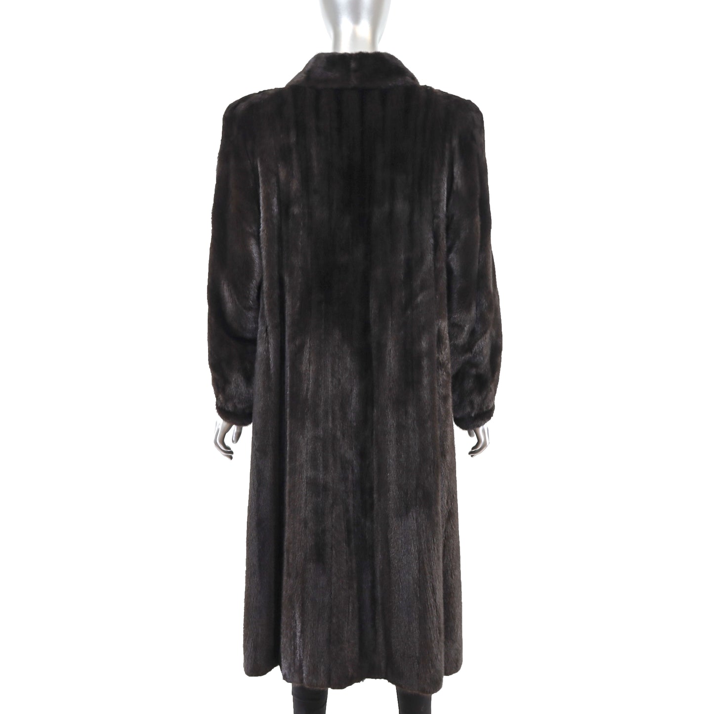 Black Mink Coat- Size L