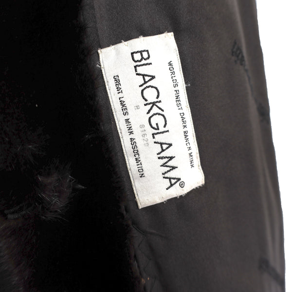 Pierre Balmain/ Blackglama Ranch Mink Coat- Size M