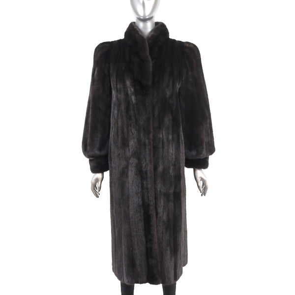 Pierre Balmain/ Blackglama Ranch Mink Coat- Size M