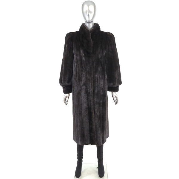 Pierre Balmain/ Blackglama Ranch Mink Coat- Size M