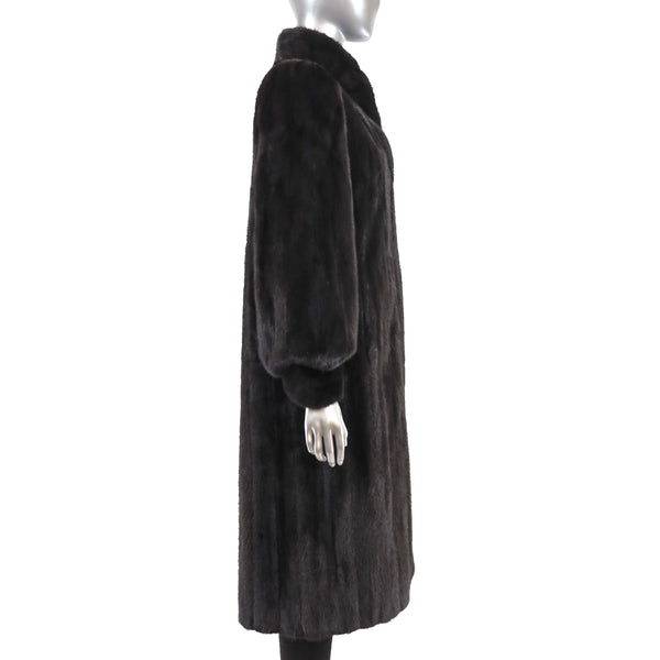 Pierre Balmain/ Blackglama Ranch Mink Coat- Size M
