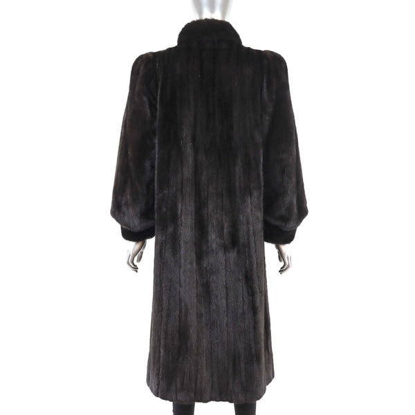 Pierre Balmain/ Blackglama Ranch Mink Coat- Size M
