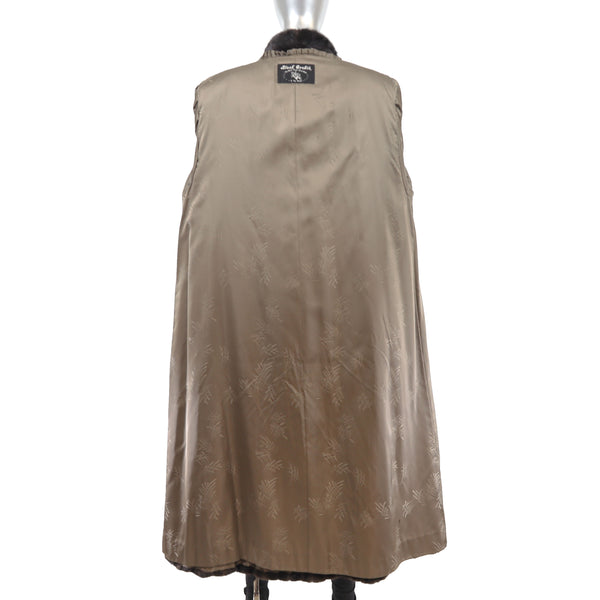 Mahogany Mink Coat- Size XL