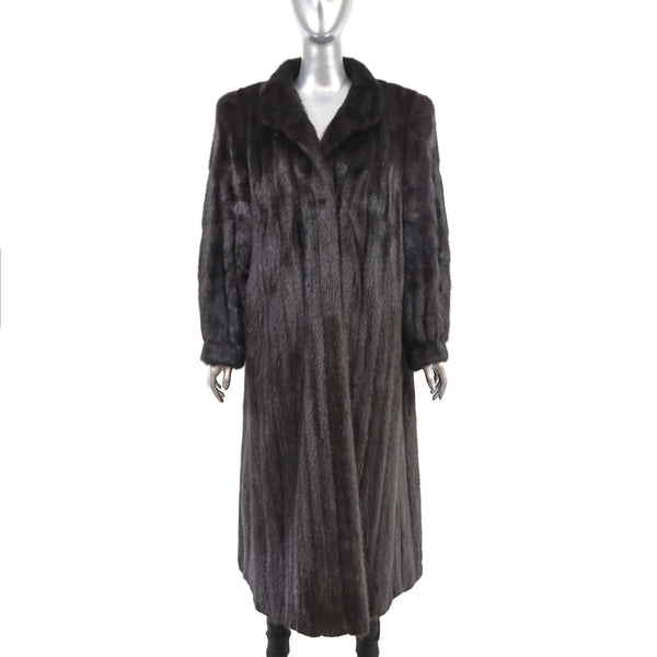 Mahogany Mink Coat- Size XL