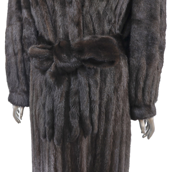 Mahogany Mink Coat- Size XL
