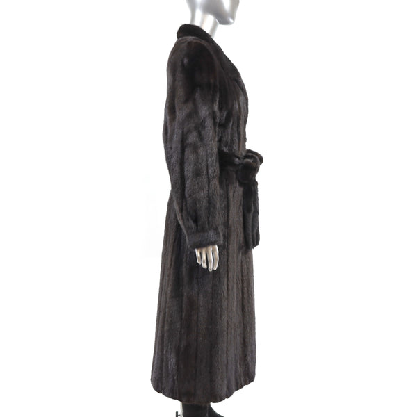 Mahogany Mink Coat- Size XL
