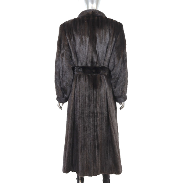 Mahogany Mink Coat- Size XL