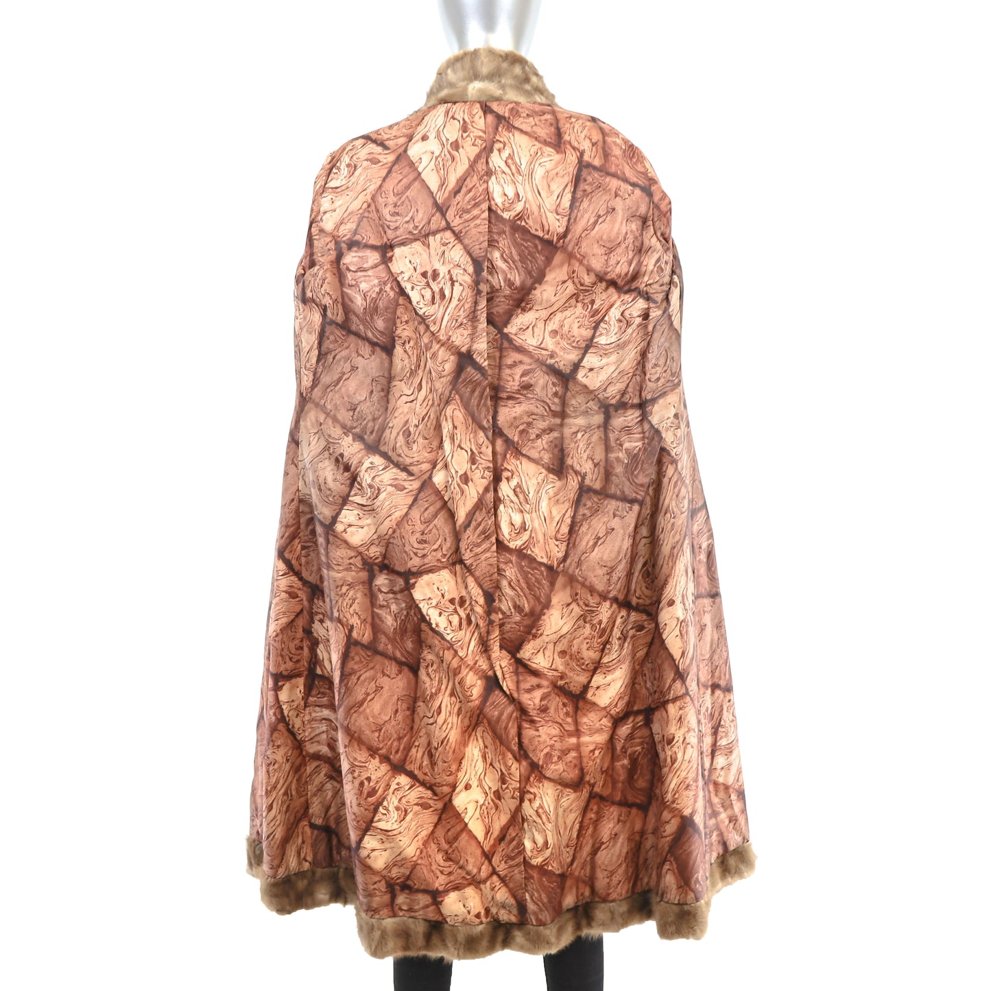 Autumn Haze Section Mink Coat- Size M