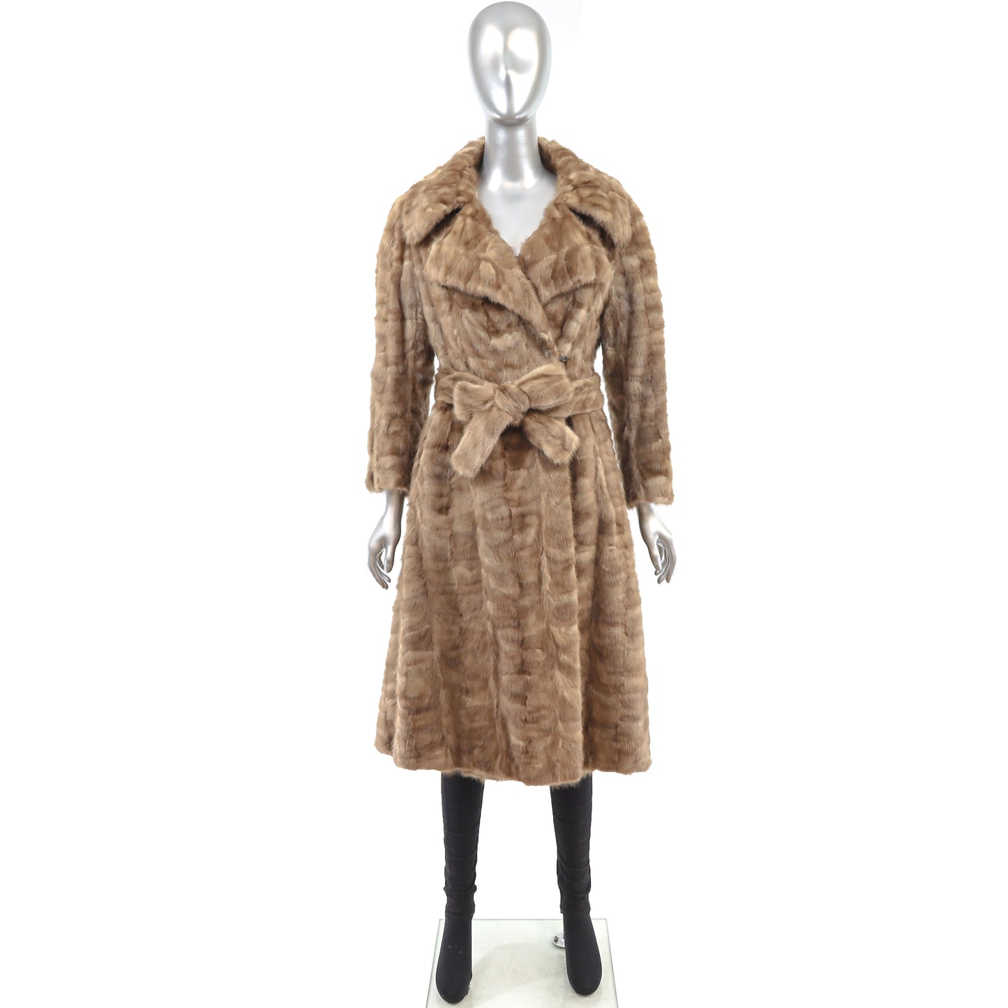 Autumn Haze Section Mink Coat- Size M
