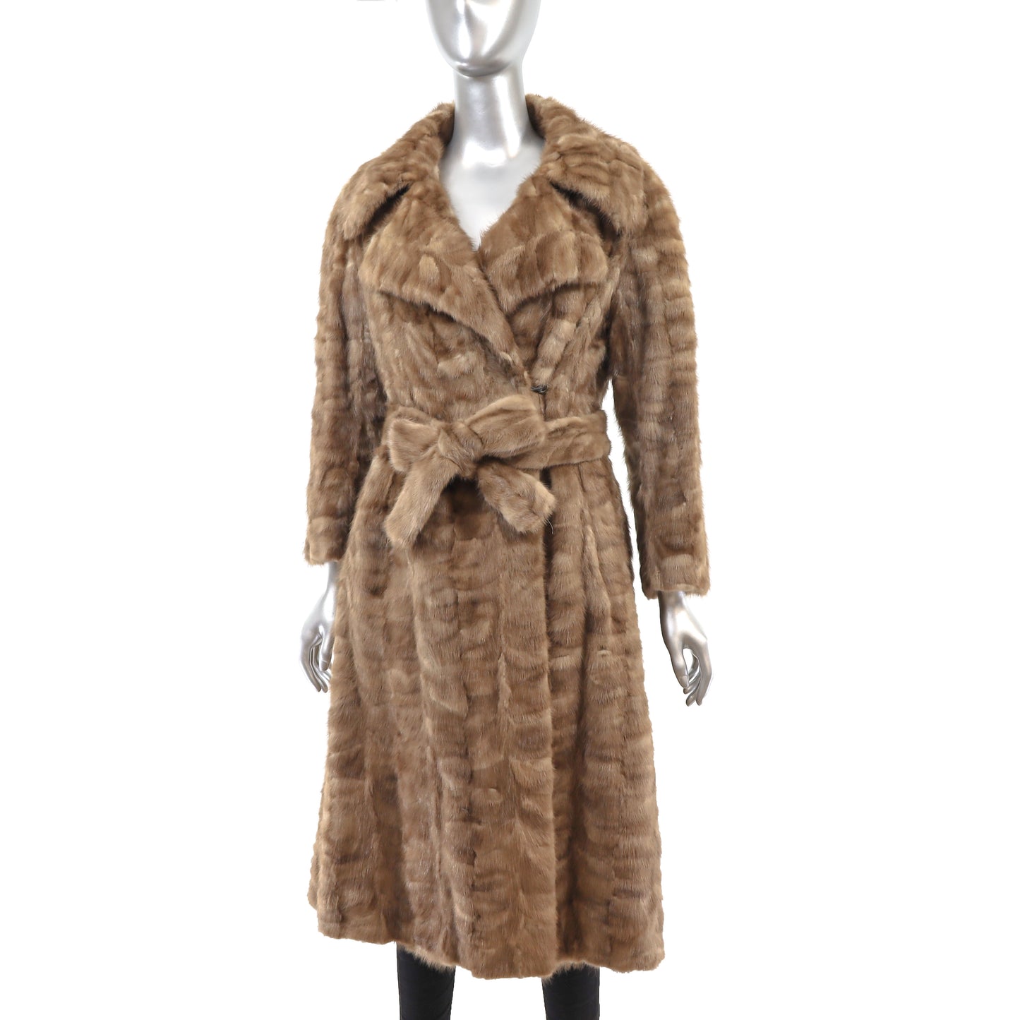 Autumn Haze Section Mink Coat- Size M