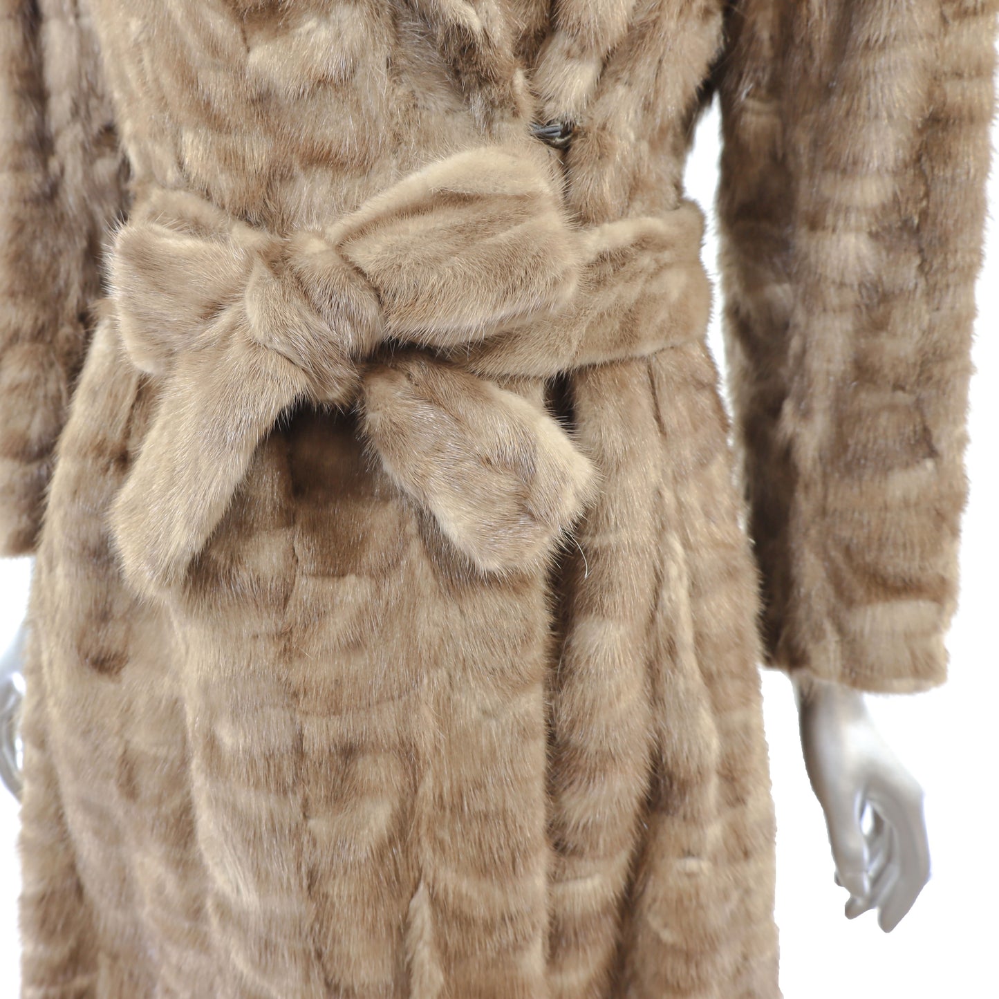 Autumn Haze Section Mink Coat- Size M