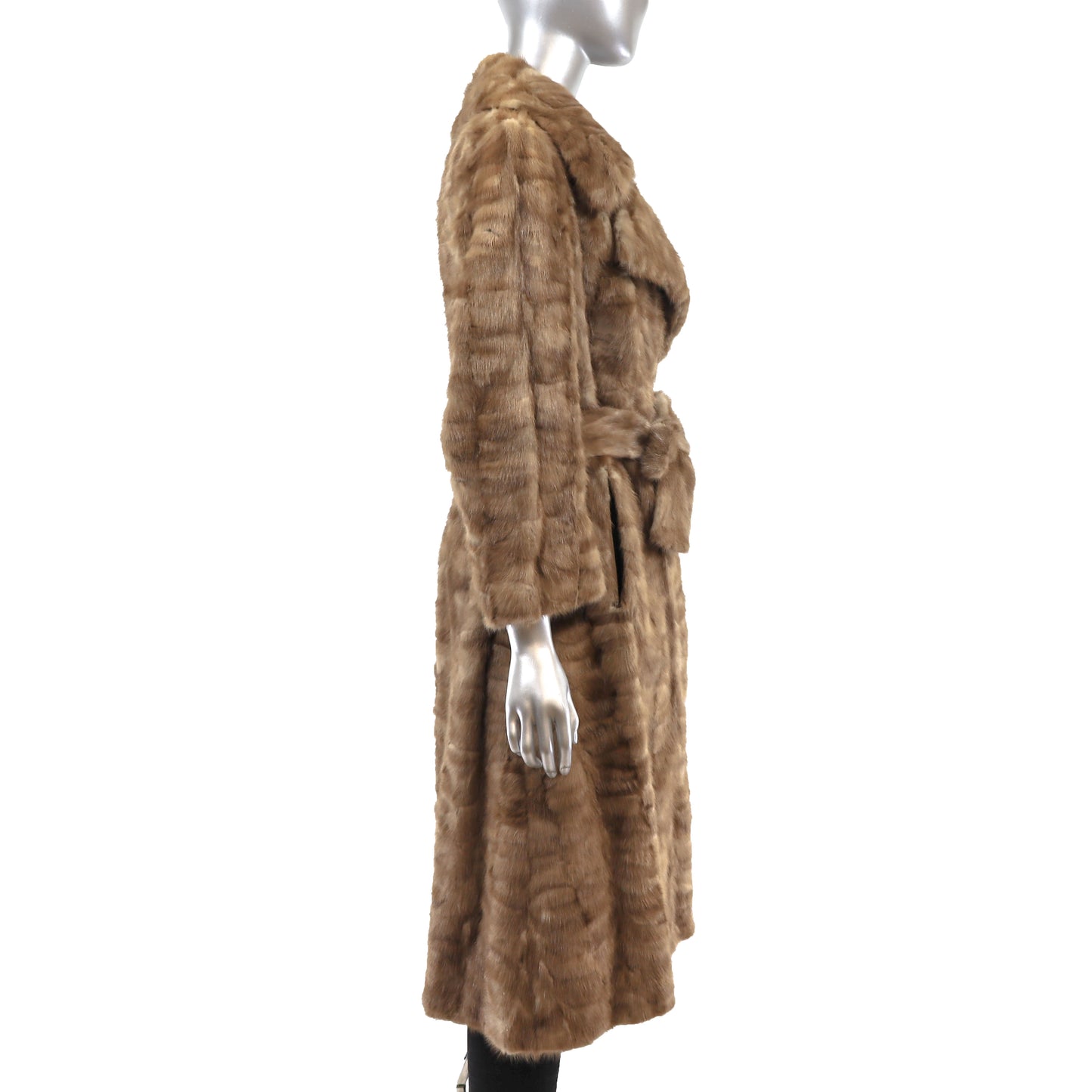 Autumn Haze Section Mink Coat- Size M