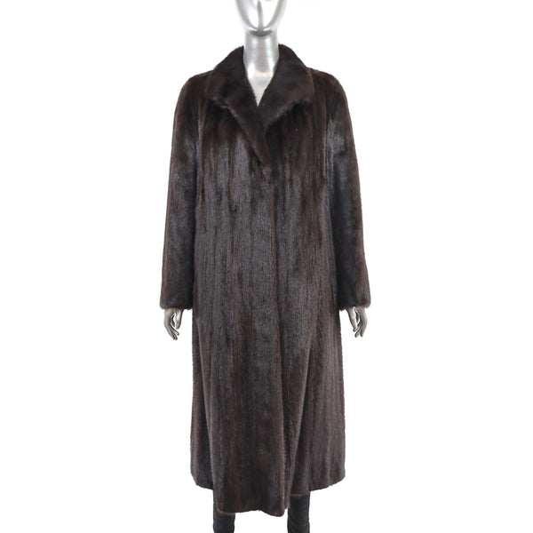 Mahogany Mink Coat- Size M